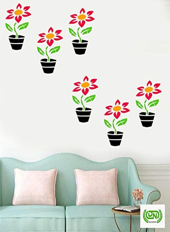 DECORNOW Pot Pattern Reusable DIY Wall Stencil Painting, Suitable for Home Decoration, Wall Decoration Size : (16 inch x 24 inch) - Image 4